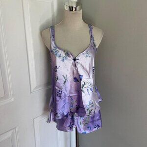 VINTAGE LAVENDER SECRET TREASURES‎ FLORAL PAJAMA SET